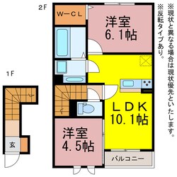 ルワンジュの物件間取画像